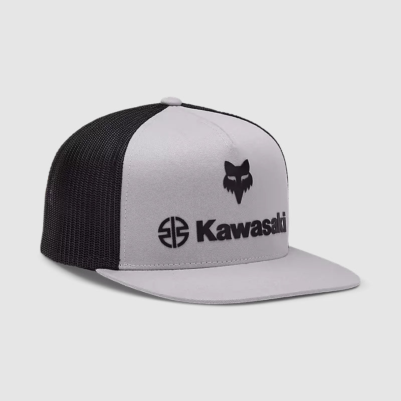 Gorro Jockey Lifestyle Fox X Kawasaki Snapback Gris Fox - Rideshop