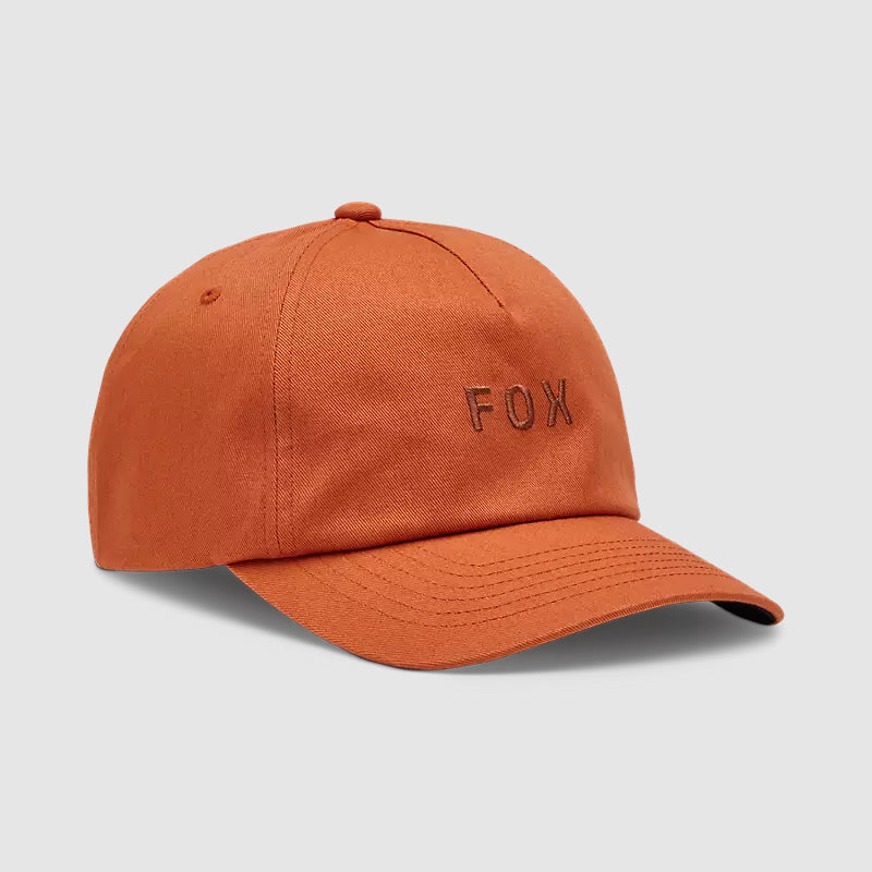 Gorro Jockey Fox Lifestyle Wordmark Ajustable Terracota - Rideshop