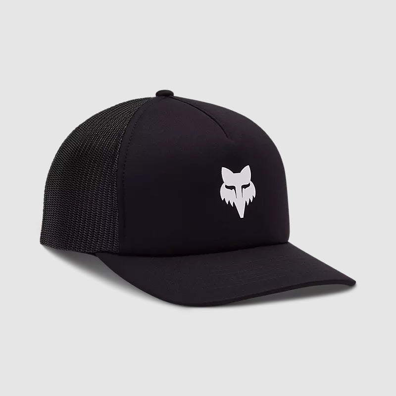 Gorro Jockey Lifestyle Mujer Boundary Trucker Negro/Blanco Fox - Rideshop