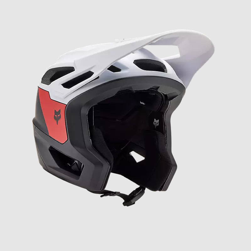 Casco Bicicleta New Dropframe Pro Negro/Blanco Fox - Rideshop