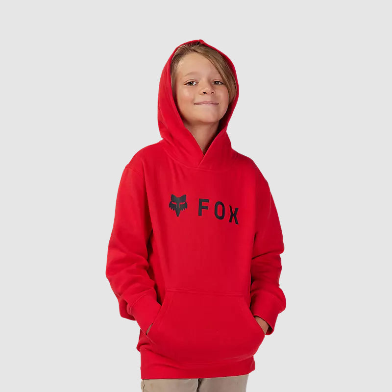 Poleron Lifestyle Niño Canguro Absolute Rojo Fox - Rideshop