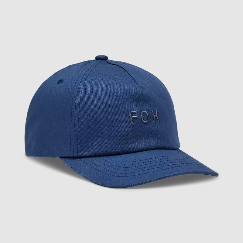 Gorro Jockey Fox Lifestyle Wordmark Ajustable Azul - Rideshop