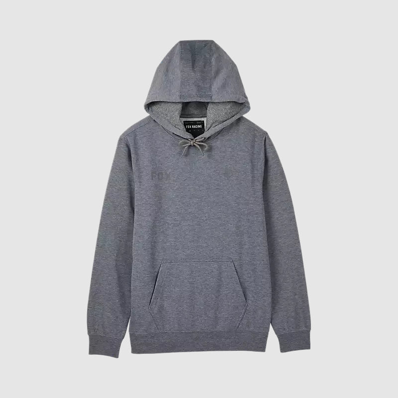 Poleron Lifestyle Canguro Wordmark Gris Fox - Rideshop