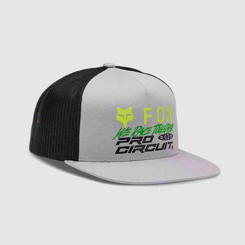 Gorro Jockey Lifestyle Fox X Pro Circuit Snapback Gris Fox - Rideshop