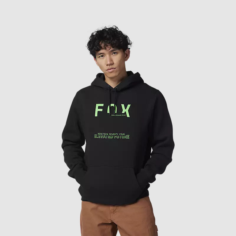 Poleron Lifestyle Canguro Intrude Negro Fox - Rideshop