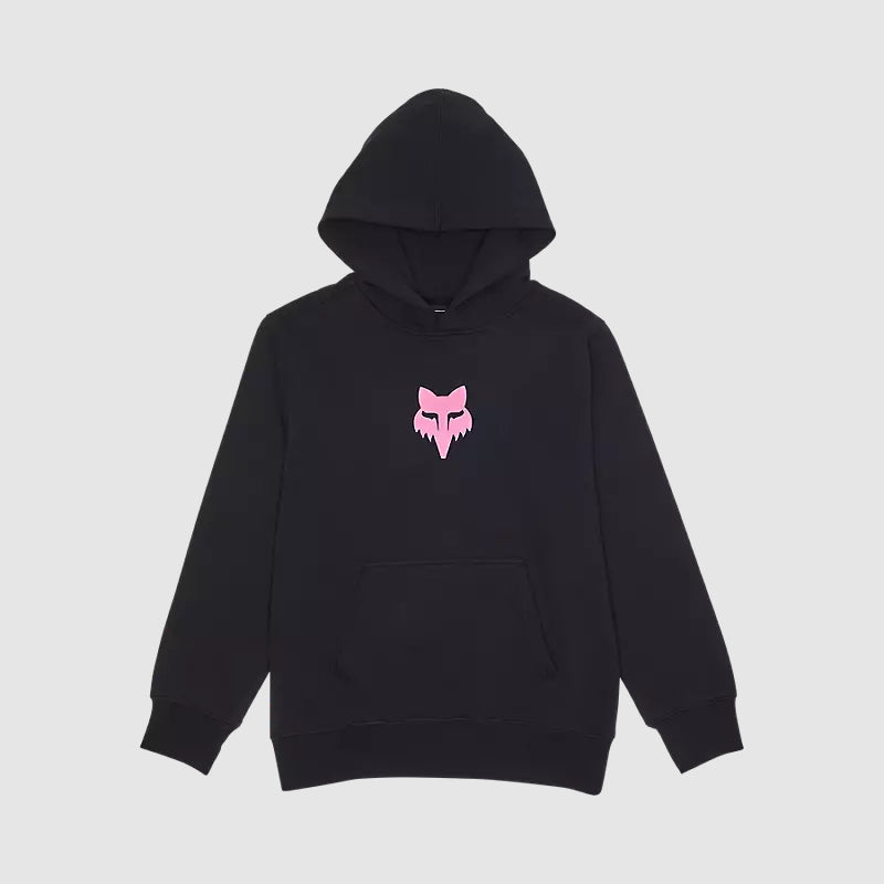 Poleron Lifestyle Niño Canguro Legacy Negro/Rosado Fox - Rideshop