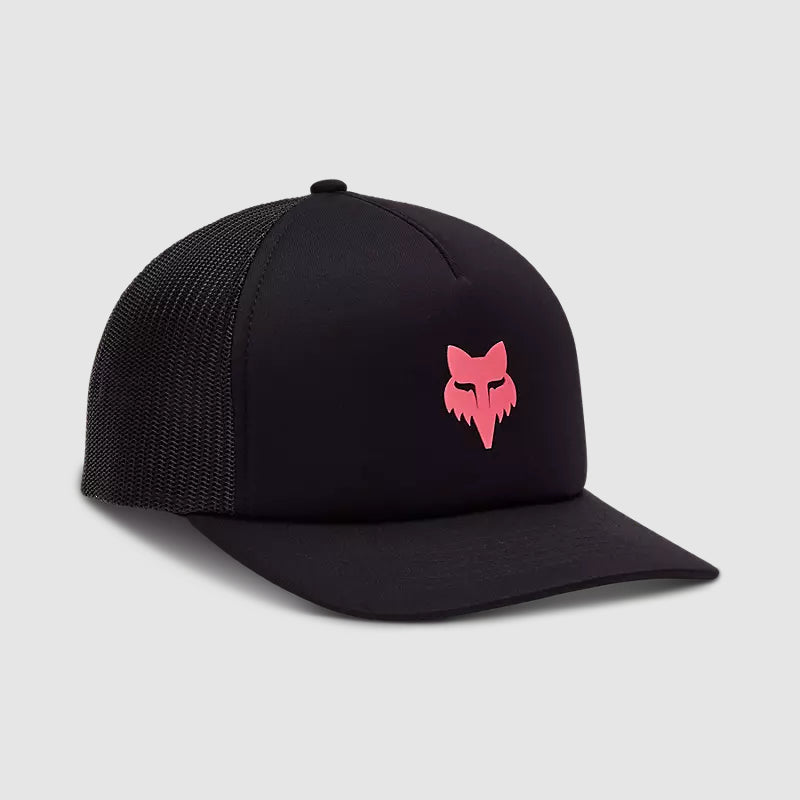 Gorro Jockey Fox Lifestyle Mujer Boundary Trucker Negro/Rosado - Rideshop