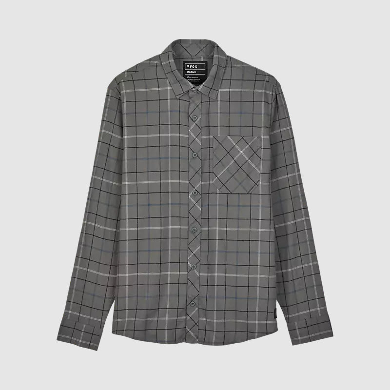 Camisa Fox Lifestyle Survivalist Stretch | Gris - Rideshop