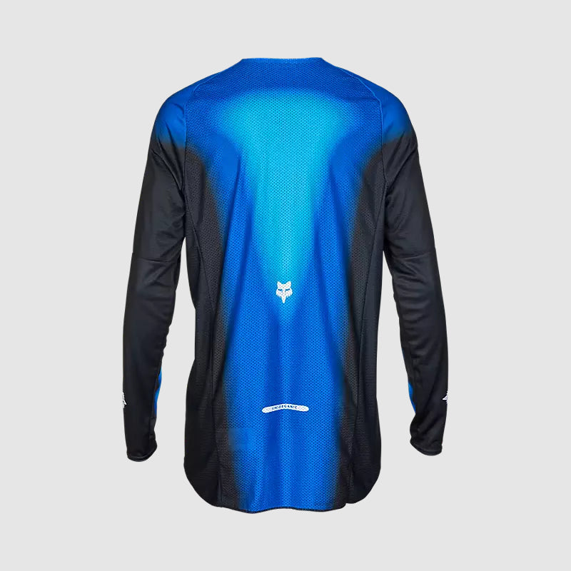 Polera Moto 360 Volatile Negro/Azul Fox