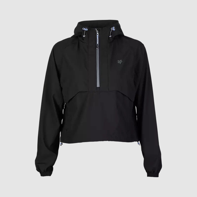 Chaqueta Cortavientos Lifestyle Mujer Survivalist Negro Fox - Rideshop