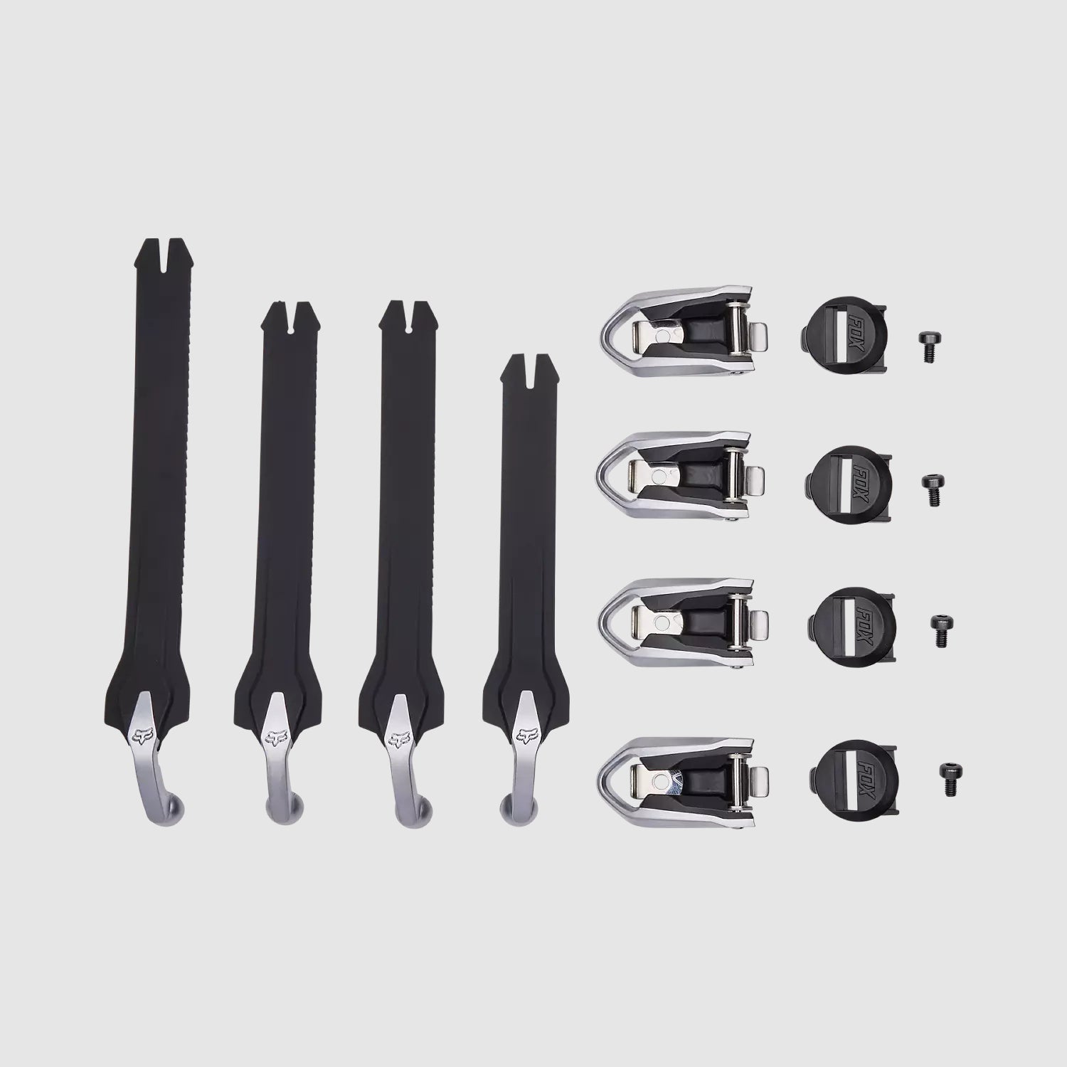 Repuesto Bota Moto Motion Strap Kit Negro Fox - Rideshop