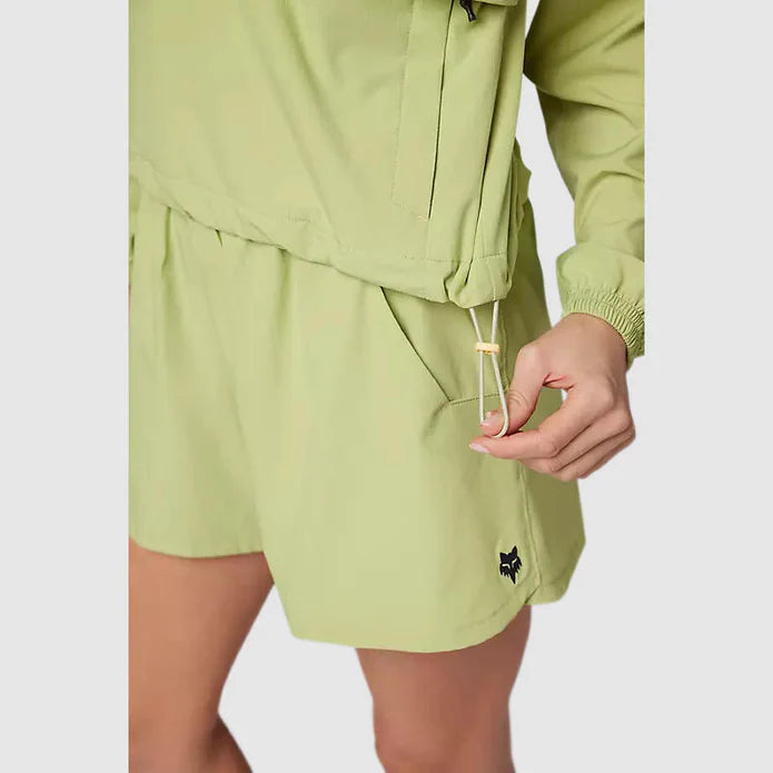 Chaqueta Cortavientos Lifestyle Mujer Survivalist Verde Manzana Fox - Rideshop