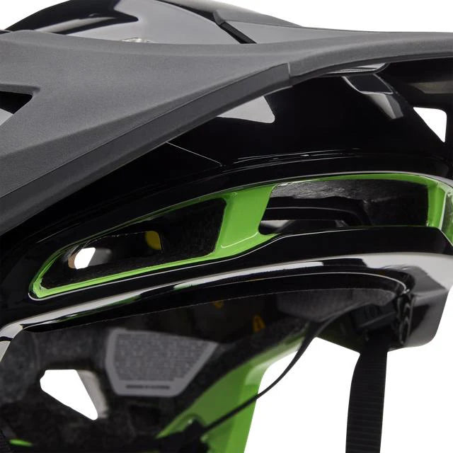 Casco Bicicleta Fox Speedframe Pro Edicion Ltda. 50 Años | Negro-Verde - Rideshop