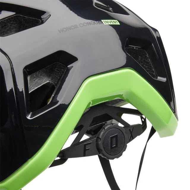 Casco Bicicleta Fox Speedframe Pro Edicion Ltda. 50 Años | Negro-Verde - Rideshop