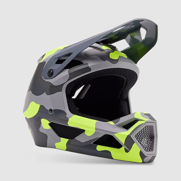 Casco Bicicleta Fox New Rampage | Gris-Amarillo-Camo - Rideshop