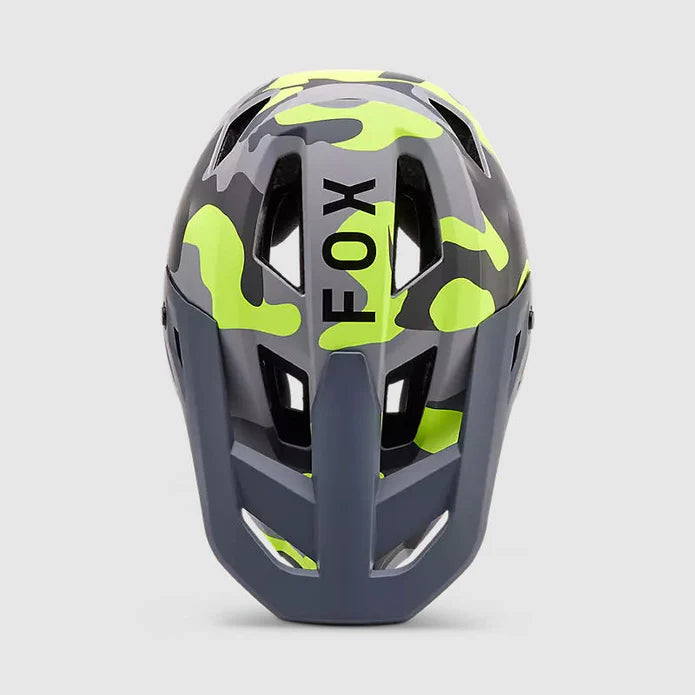 Casco Bicicleta Fox New Rampage | Gris-Amarillo-Camo - Rideshop