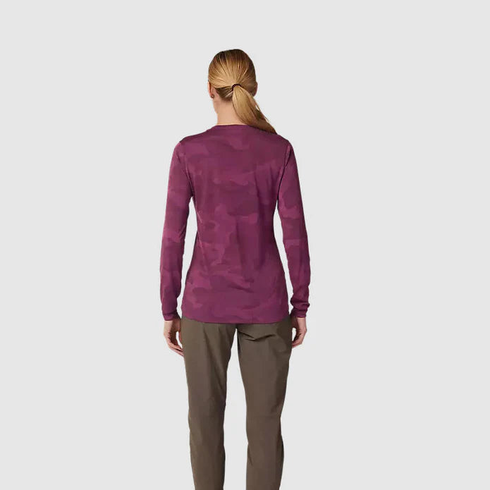Polera Bicicleta Mujer Ranger TruDri™ Manga Larga Morado Fox - Rideshop