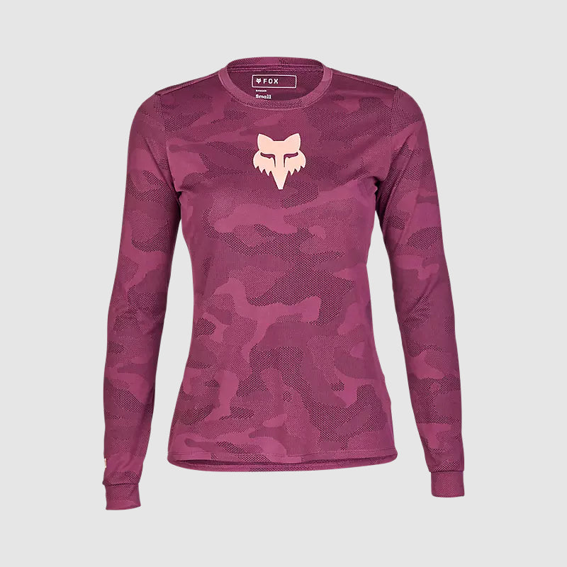 Polera Bicicleta Mujer Ranger TruDri™ Manga Larga Morado Fox - Rideshop