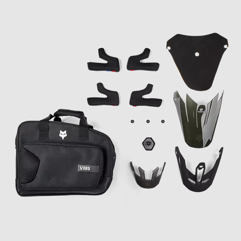 Casco Moto V3 RS Optical Negro/Cafe Fox