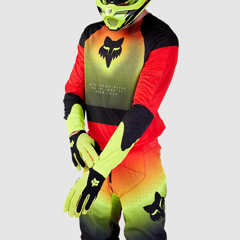Polera Moto 360 Revise Rojo/Amarillo Fox