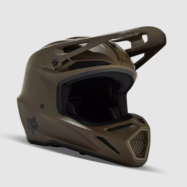 Casco Moto Fox V3 Solid | Cafe Matte - Rideshop