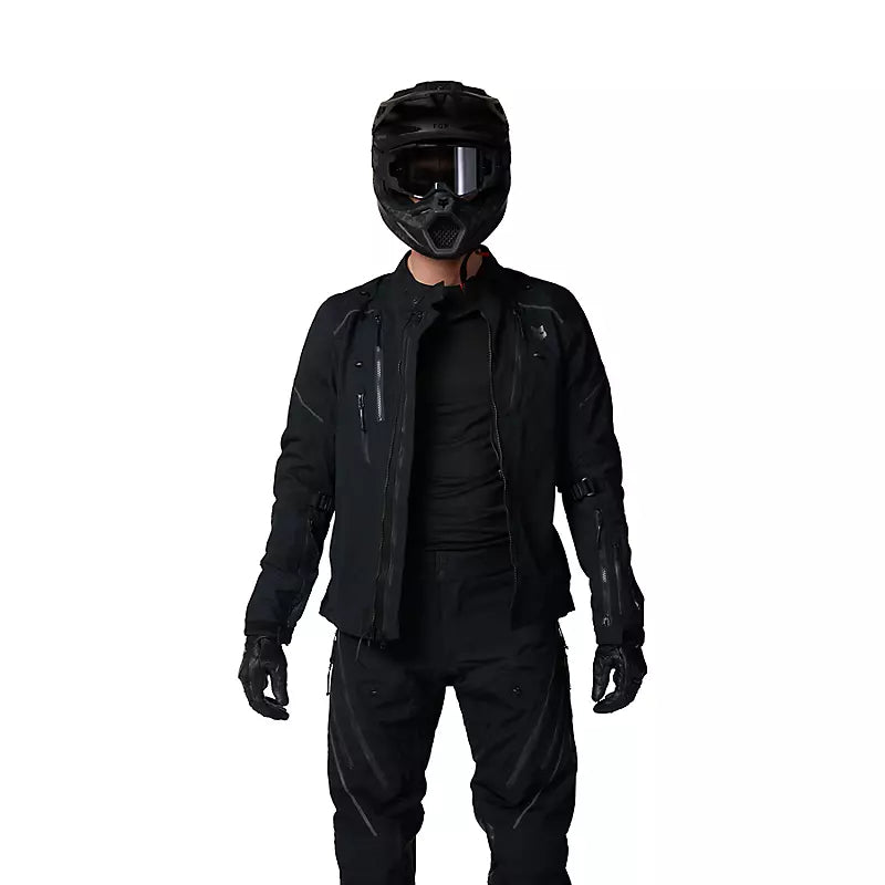 Chaqueta Moto Defend GORE-TEX ADV Impermeable Negro Fox