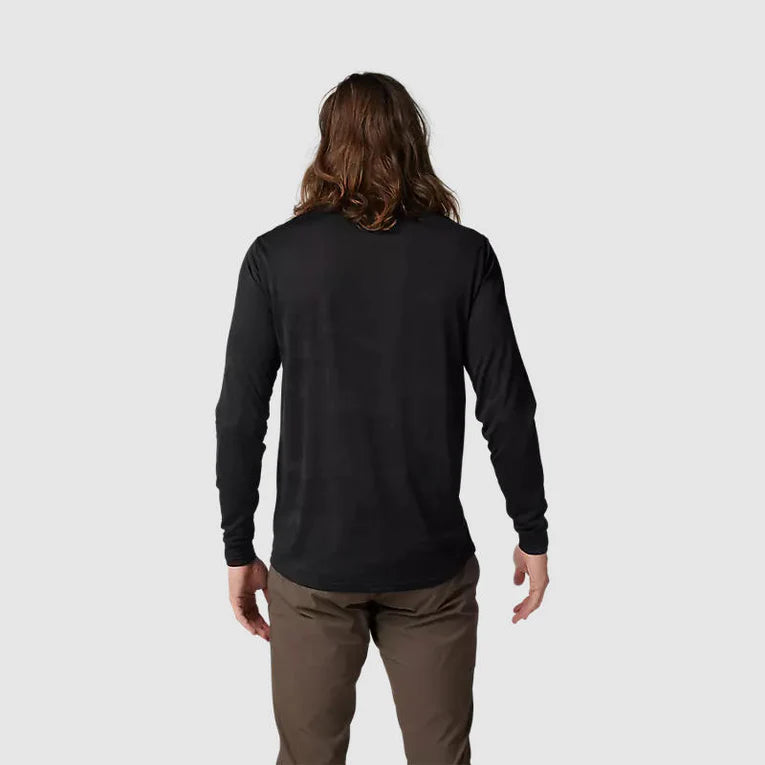 Polera Bicicleta Ranger TruDri™ Manga Larga Negro Fox - Rideshop