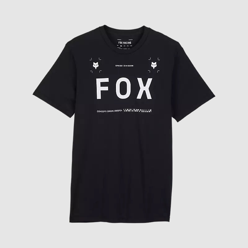 Polera Fox Lifestyle Aviation Premium | Negro - Rideshop