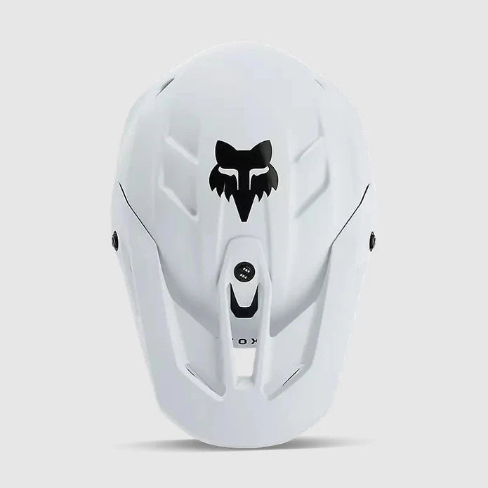 Casco Moto Fox V3 Solid | Blanco Matte - Rideshop