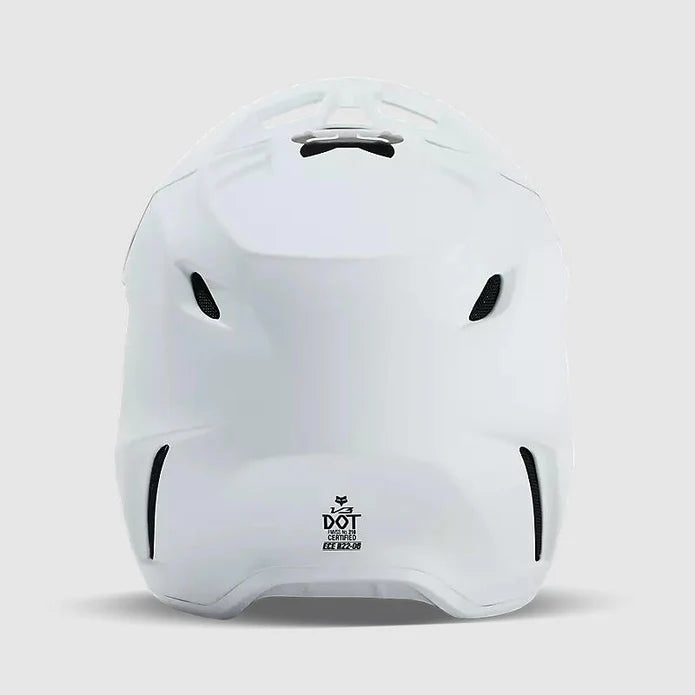 Casco Moto Fox V3 Solid | Blanco Matte - Rideshop