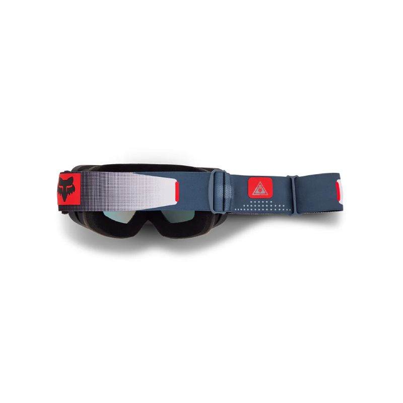 Antiparras Moto Fox Main Drive | Espejada Gris/Rojo - Rideshop