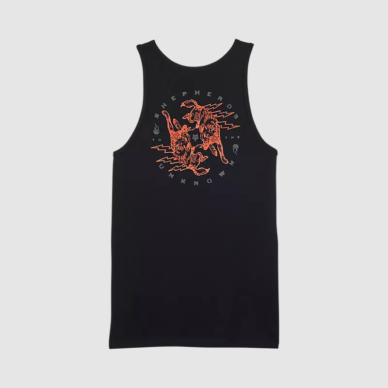 Polera Lifestyle Plague Premium Tank Negro Fox