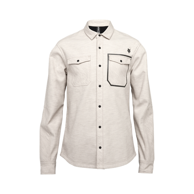 Camisa Moto Defend Drive Windblock Blanco Fox