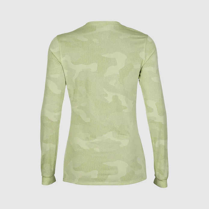 Polera Bicicleta Fox Mujer Ranger TruDri™ Manga Larga | Verde - Rideshop