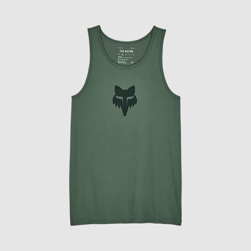 Polera Lifestyle Fox Head Premium Tank Verde Fox - Rideshop