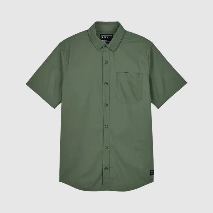 Camisa Fox Lifestyle Roger Woven | Verde - Rideshop