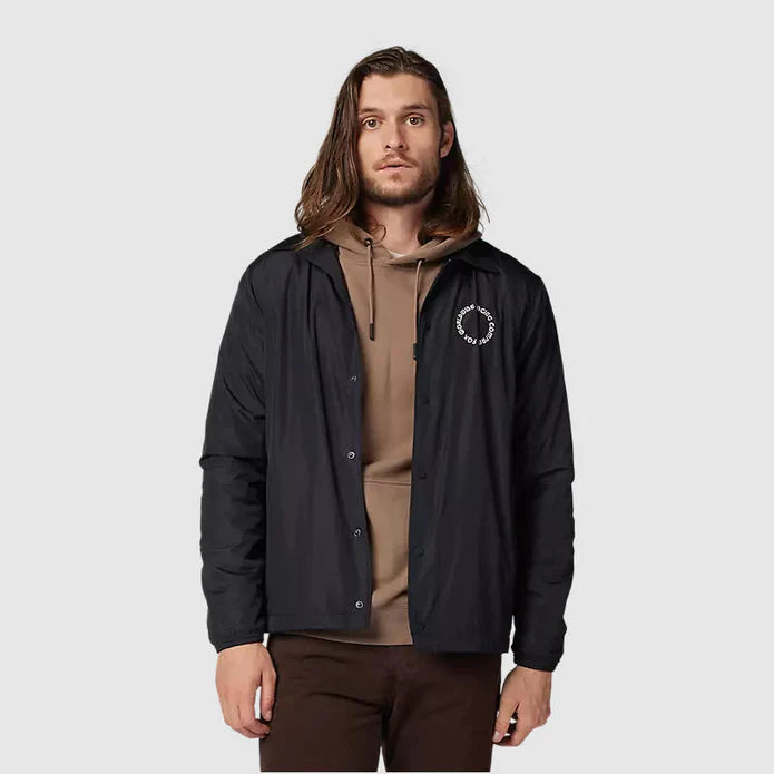 Chaqueta Lifestyle Next Level Coaches Negro Fox - Rideshop