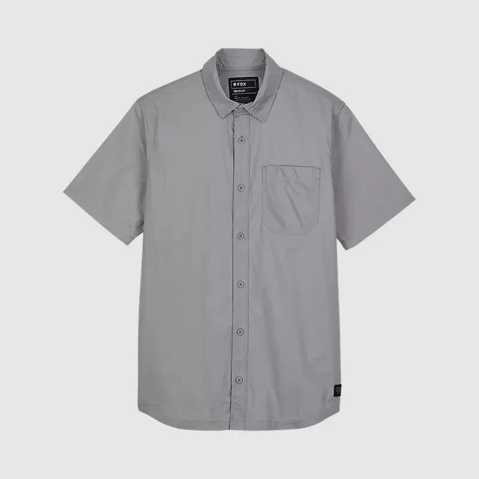 Camisa Fox Lifestyle Roger Woven | Gris - Rideshop
