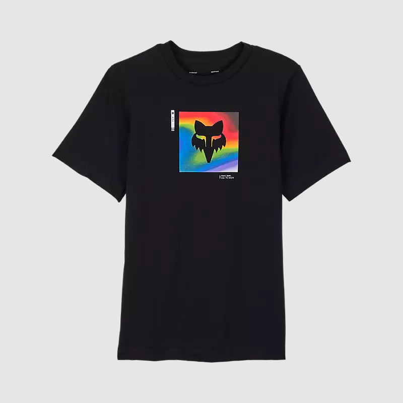 Polera Lifestyle Niño Scans Premium Negro Fox - Rideshop