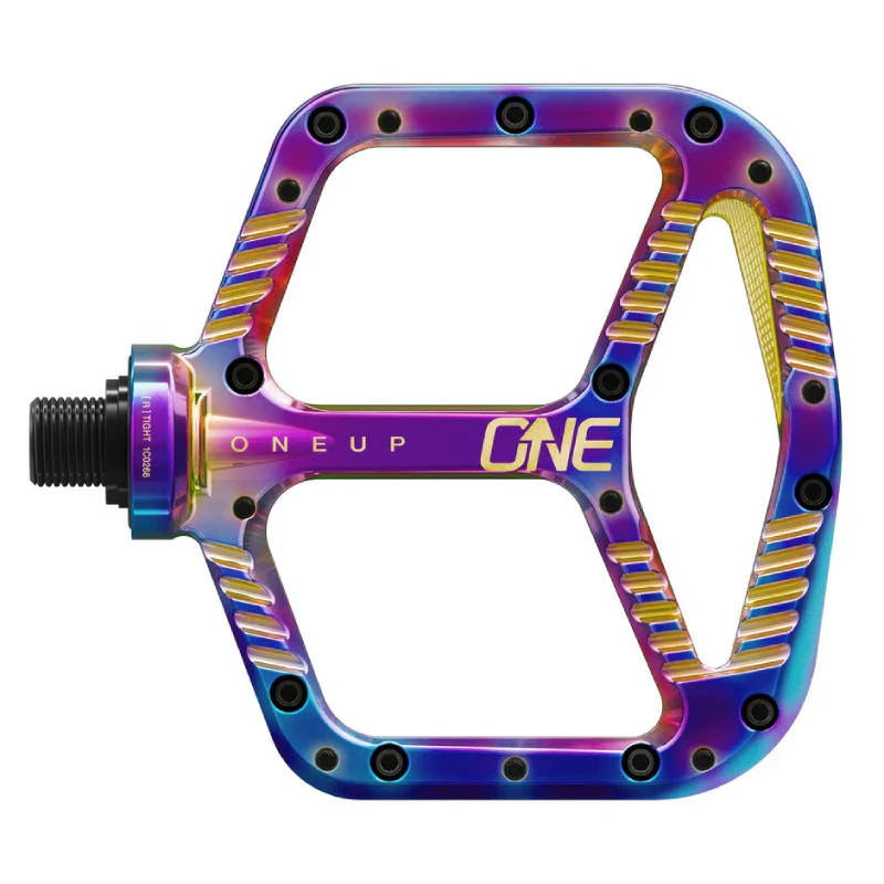pedales bicicleta Pedales Bicicleta Flat Aluminio Multicolor One Up