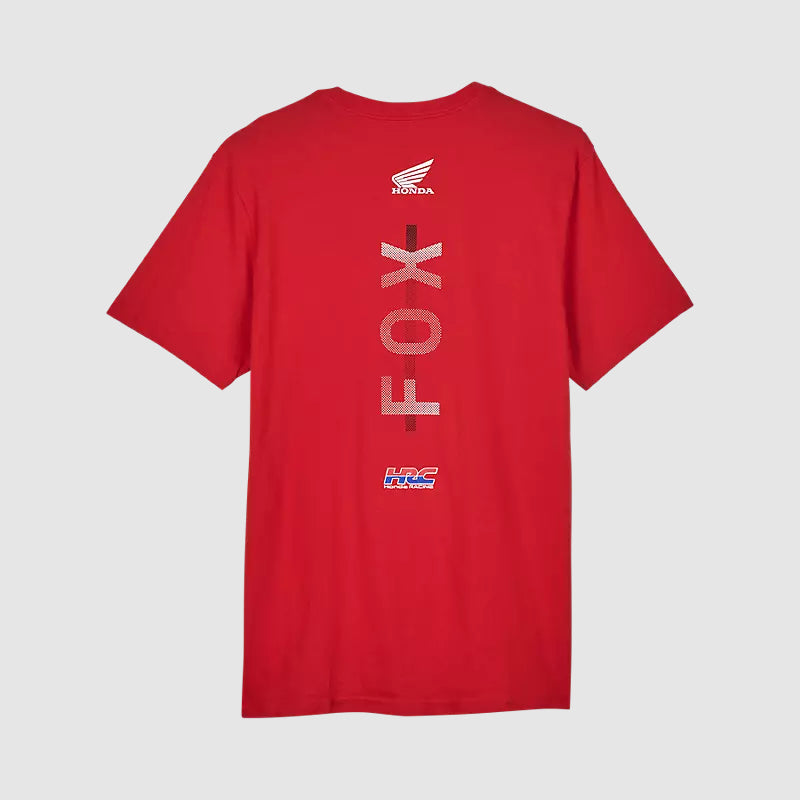 Polera Lifestyle Fox x Honda II Rojo Fox
