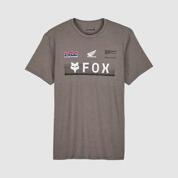 Polera Lifestyle Fox x Honda Gris Fox