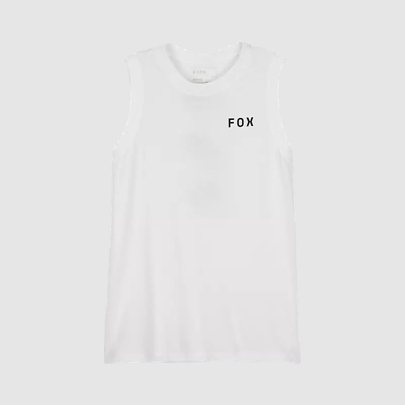 Polera Lifestyle Mujer Wayfaring Biker Blanco Fox