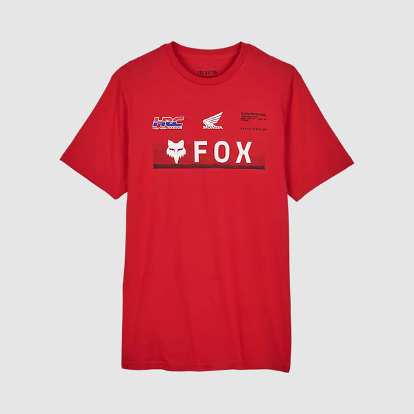 Polera Lifestyle Fox x Honda Rojo Fox