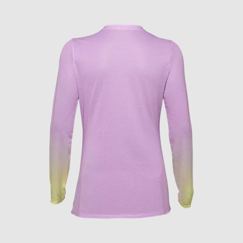 Polera Bicicleta Mujer Flexair TS57 Edicion Limitada Manga Larga Rosado Fox