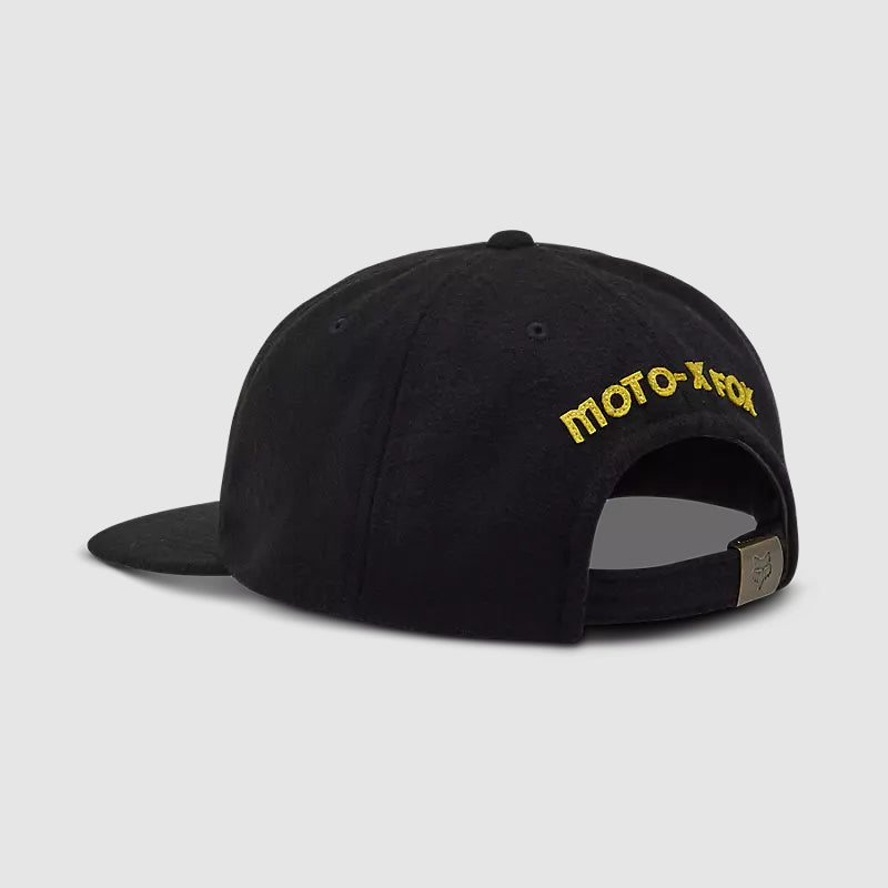 Gorro Jockey Lifestyle Big F Ajustable Negro Fox