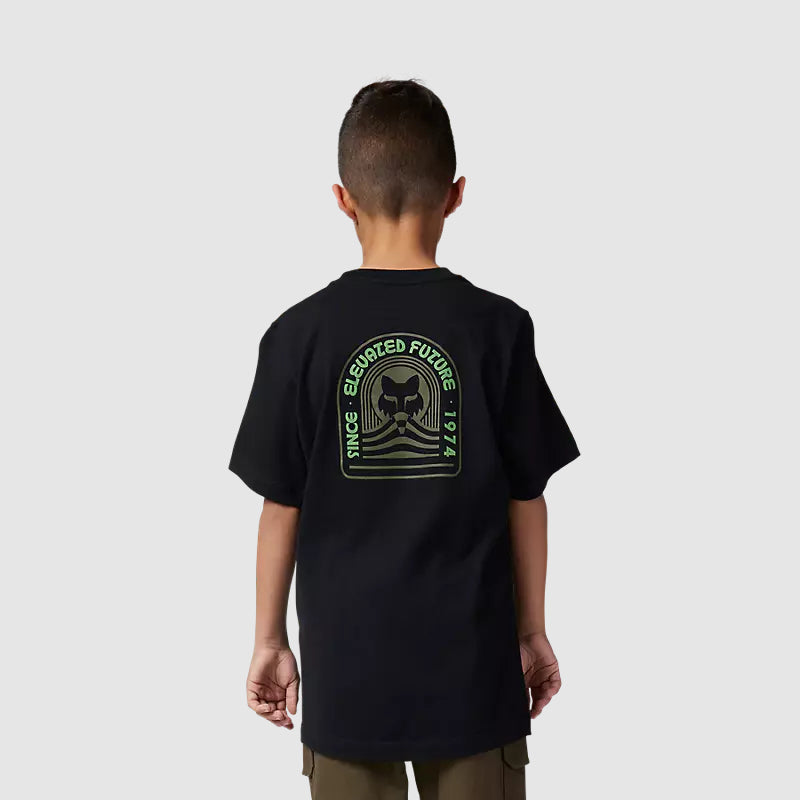 Polera Lifestyle Niño Exploration Negro Fox