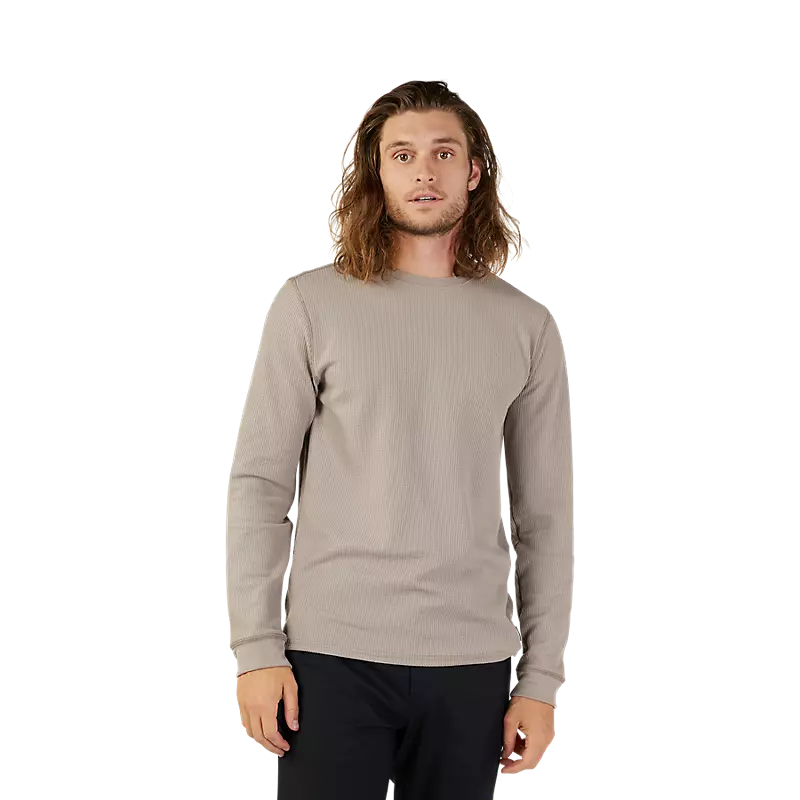 Polera Lifestyle Level Up Thermal Manga Larga Beige Fox