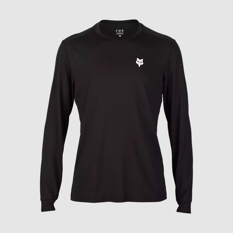 Polera Bicicleta Ranger Shepherds Drirelease Manga Larga Negro Fox