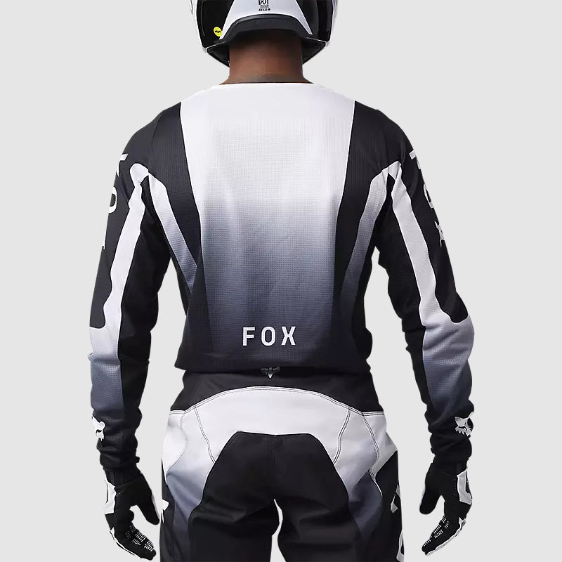 Polera Moto 180 Lean Negro/Blanco Fox